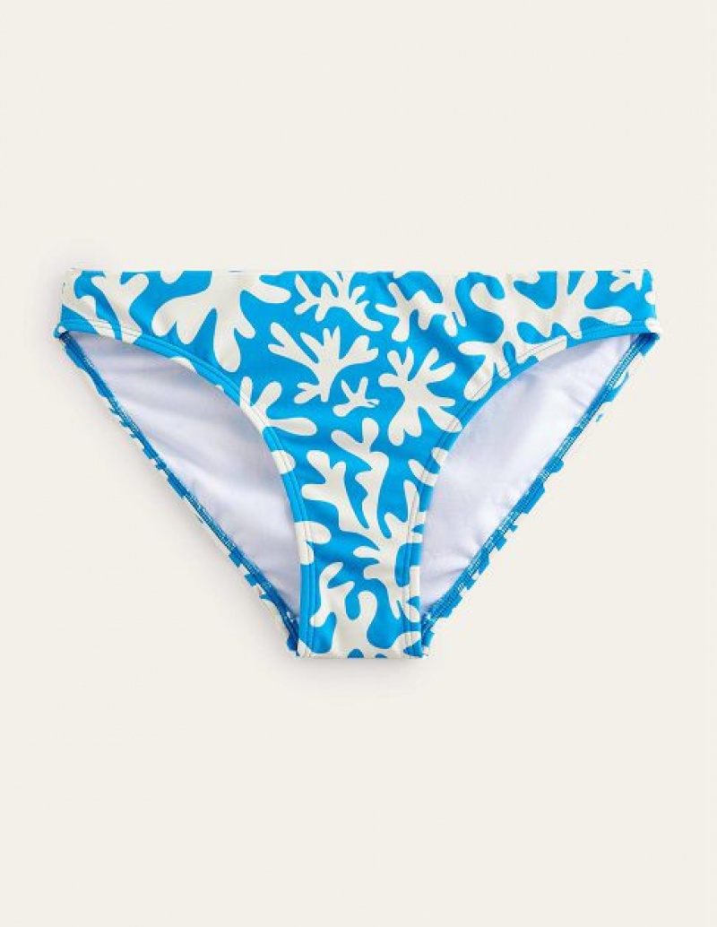 Blue Women's Boden Classic Bikini Bottoms | 53061PCGY