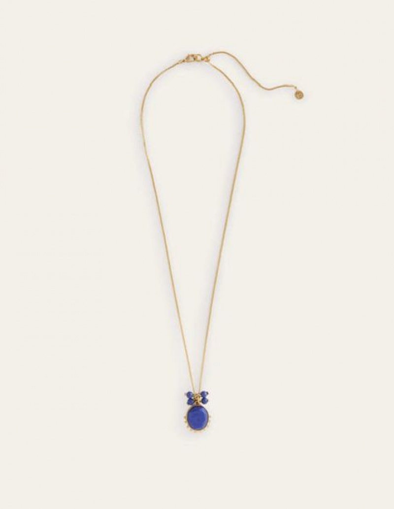 Blue Women's Boden Pendant Necklace | 26178ZEST