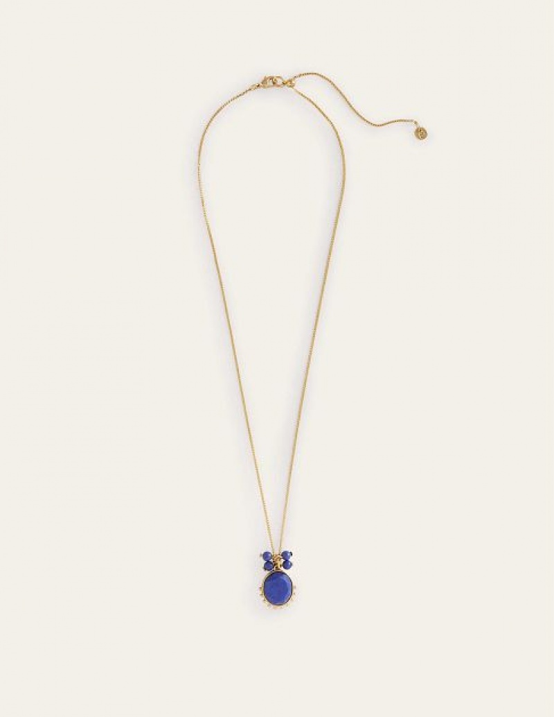 Blue Women\'s Boden Pendant Necklace | 26178ZEST