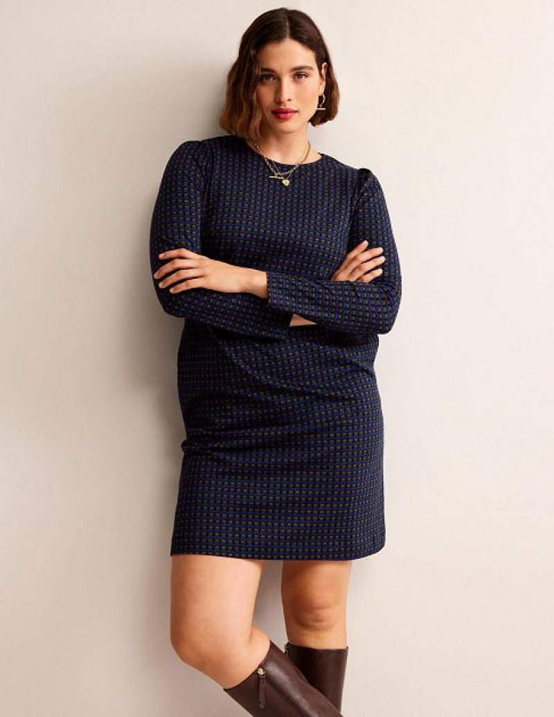 Blue Women's Boden Penelope Jersey Dress | 86107YFHM