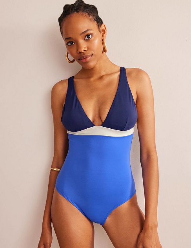 Blue Women's Boden Underband Swimsuits | 72904YLKC