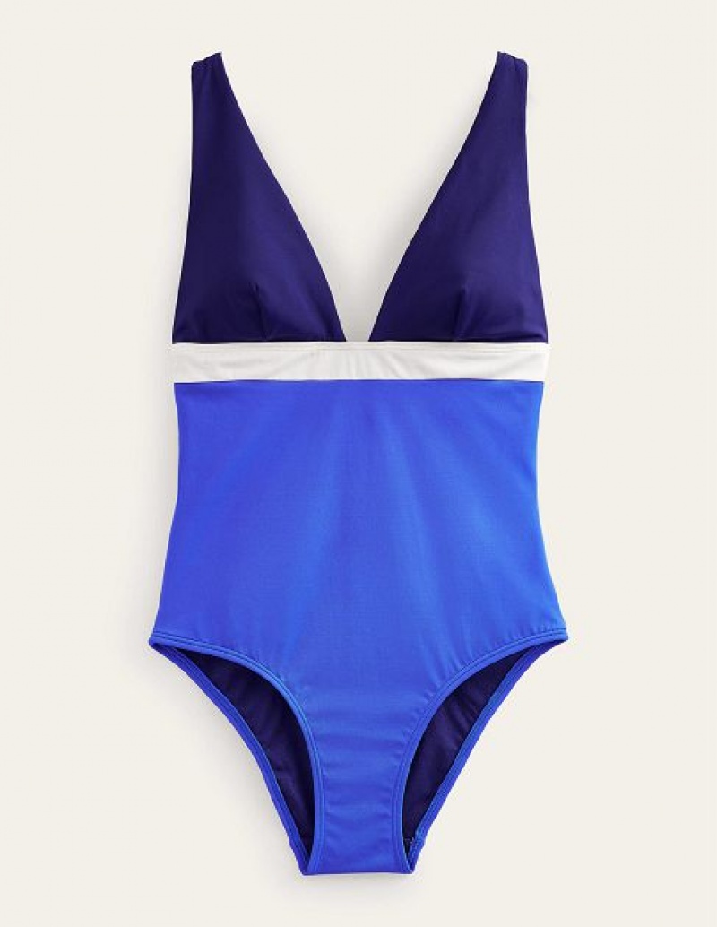 Blue Women's Boden Underband Swimsuits | 72904YLKC