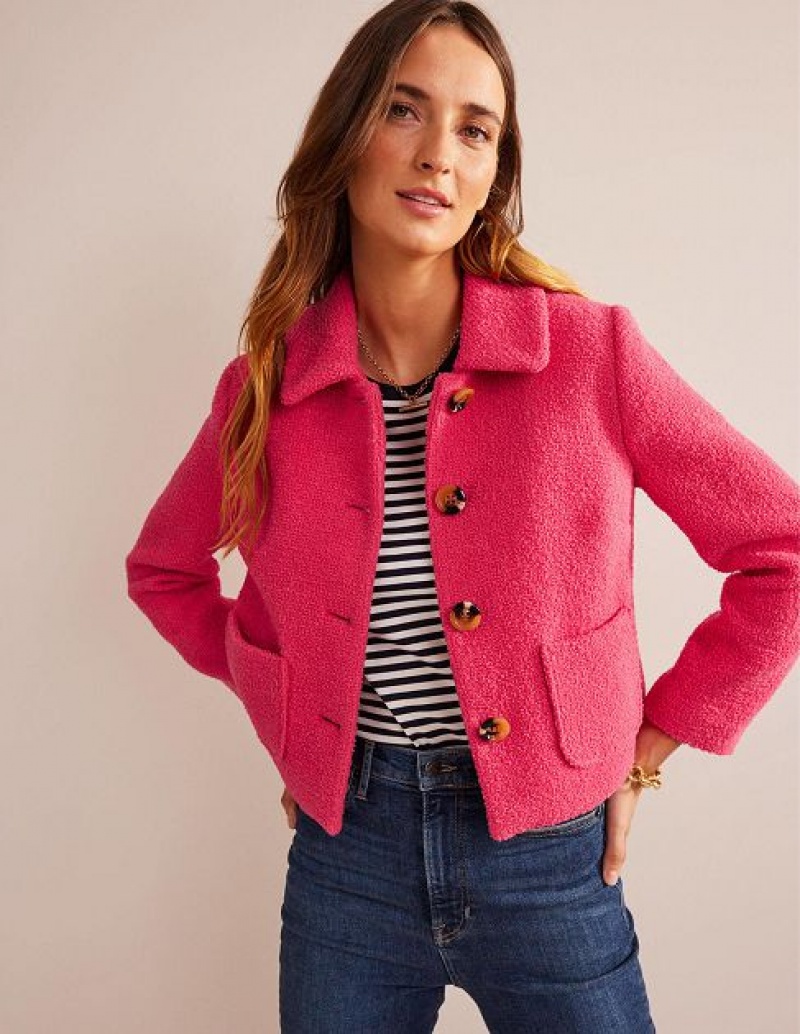 Coral Women\'s Boden Rye Cropped Jackets | 42931FCKZ