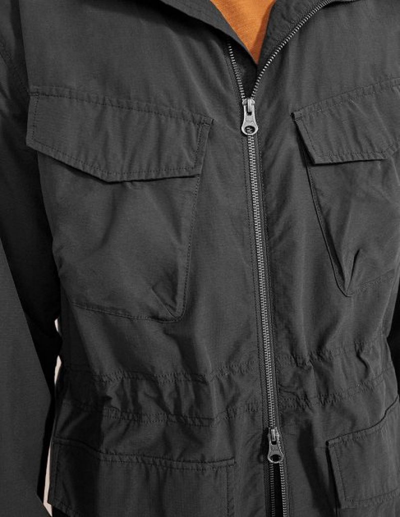 Dark Grey Men's Boden Lightweight Field Coats | 85490DQVR