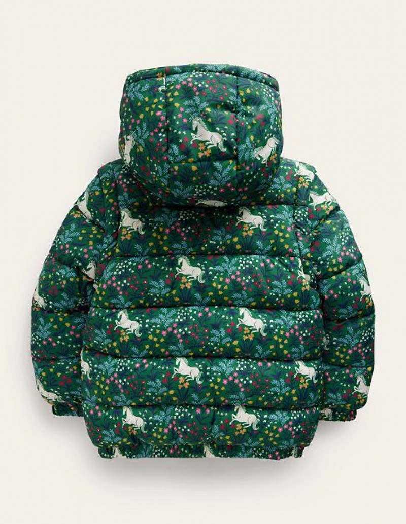 Deep Green Kids' Boden 2-in-1 Padded Coats | 60719BKVP