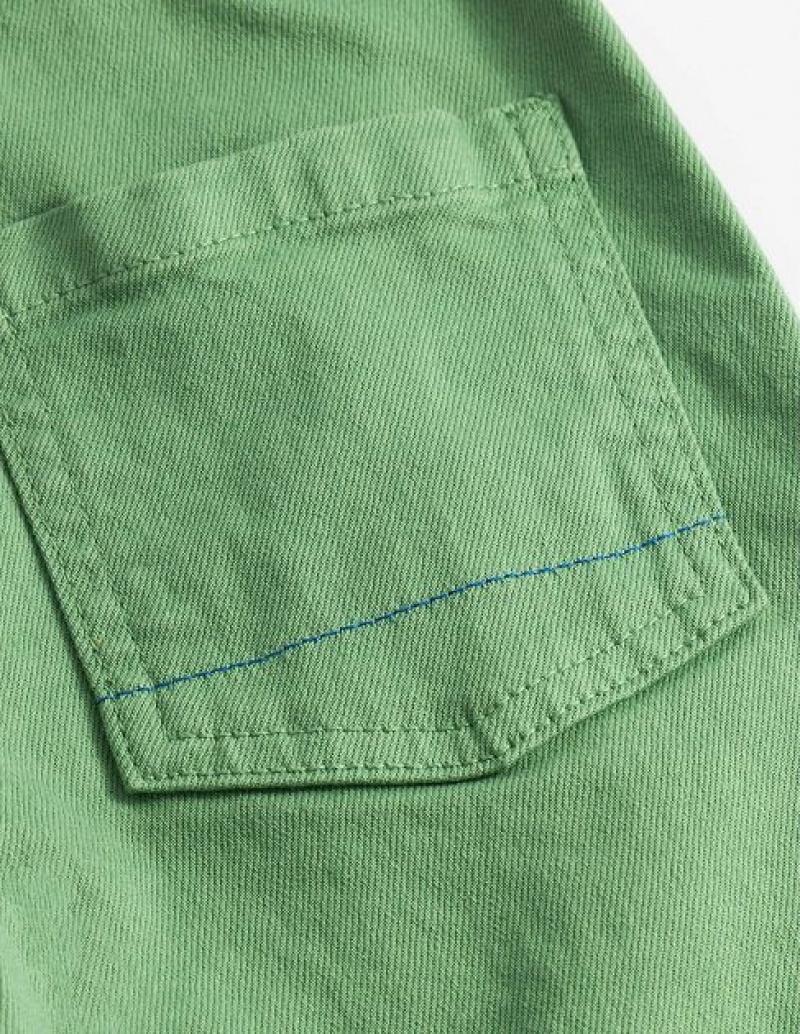 Deep Green Kids' Boden Relaxed Pocket Pants | 80642LWPJ