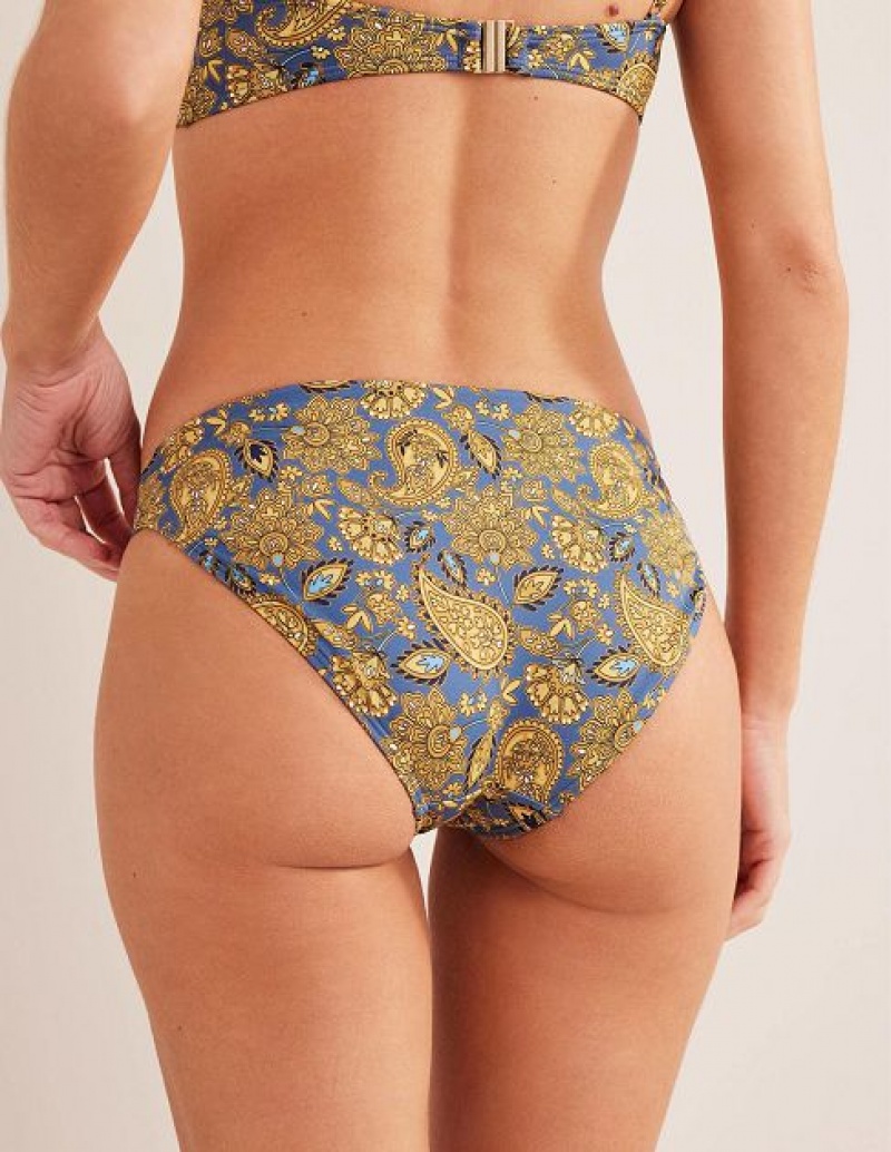 Gold Women's Boden Classic Bikini Bottoms | 10892QDBL