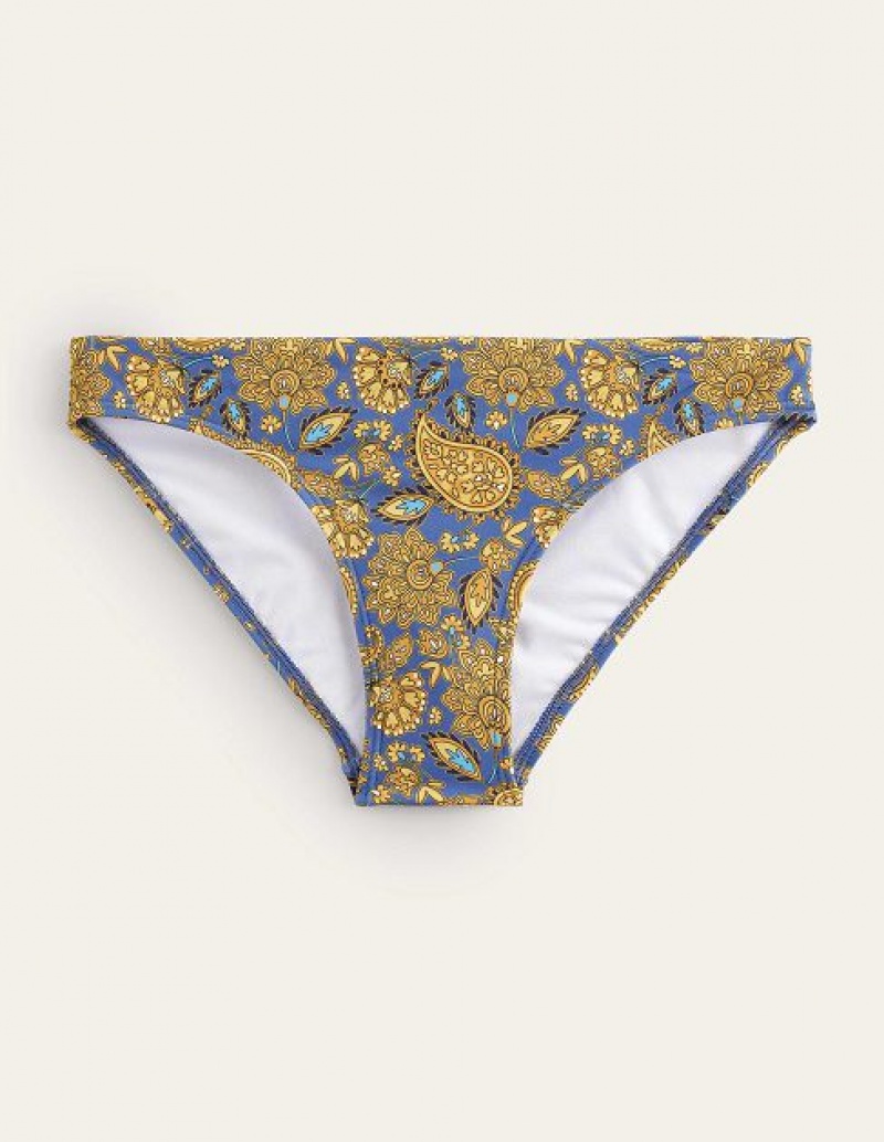 Gold Women's Boden Classic Bikini Bottoms | 10892QDBL