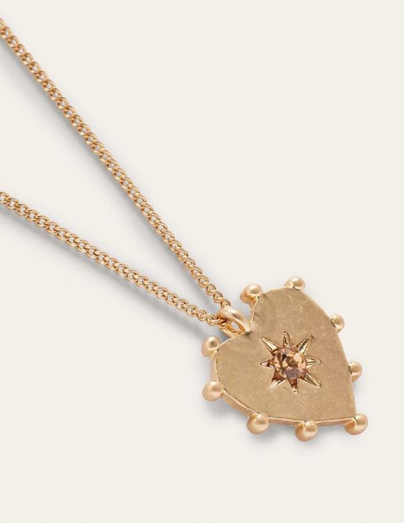 Gold Women's Boden Layering Charm Necklace | 03298ZMQA