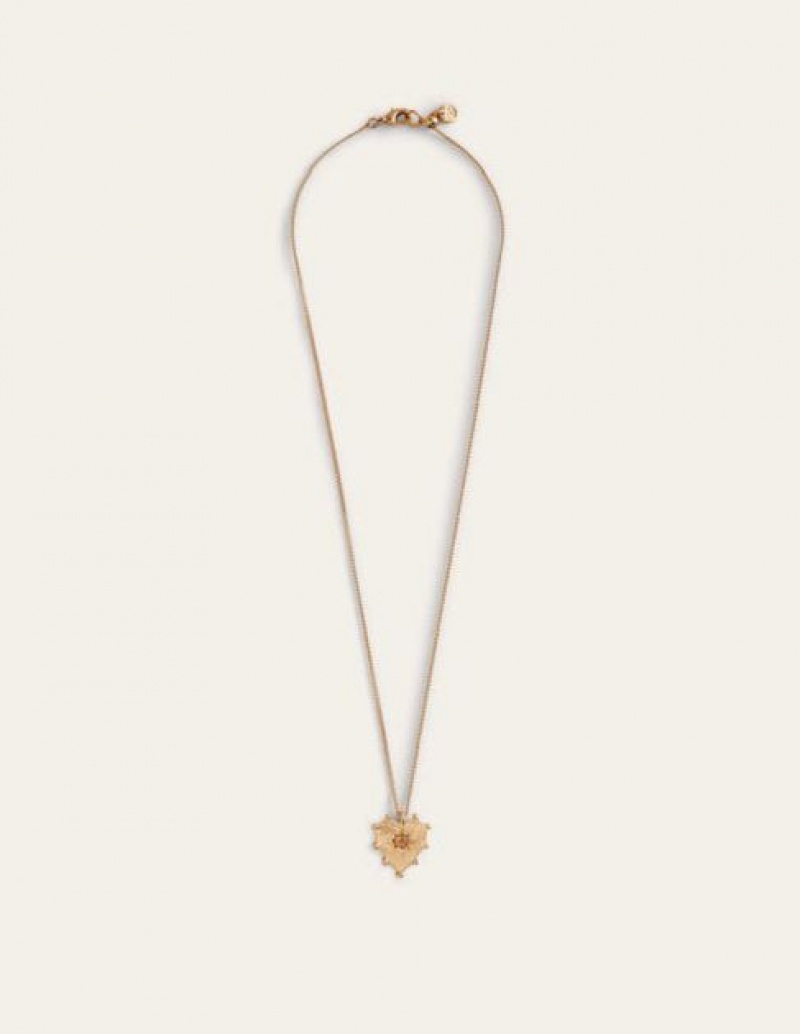 Gold Women's Boden Layering Charm Necklace | 03298ZMQA