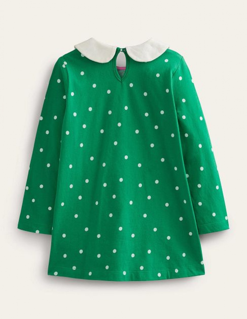 Green Kids' Boden Collared Pocket Tunic Sweatshirts | 18920EIJG