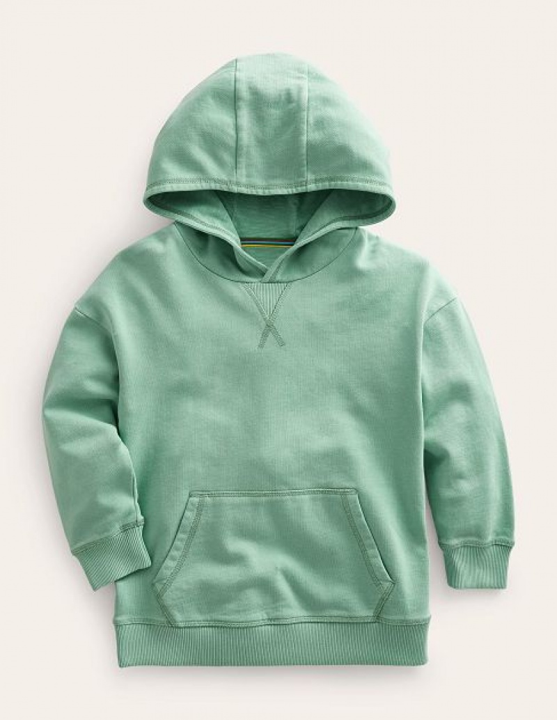 Green Kids' Boden Garment Dye Hoodie | 24536WTXZ