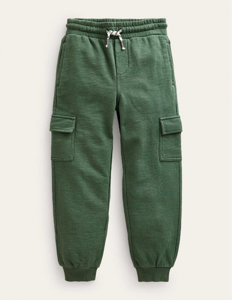 Green Kids' Boden Garment-dyed Cargo Pants | 85291FXIC