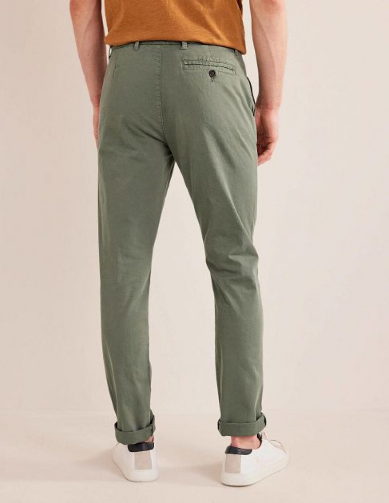 Green Men's Boden Laundered Chino Pants | 10237VFIT