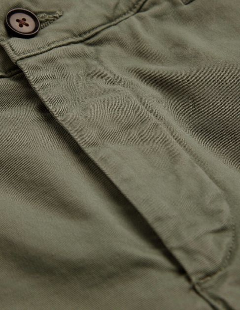 Green Men's Boden Laundered Chino Pants | 10237VFIT