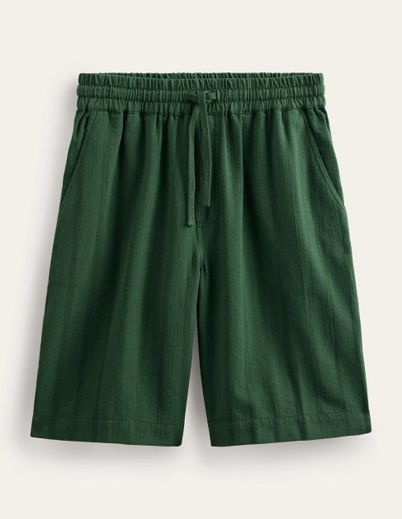 Green Men's Boden Patterned Shorts | 75923JFNG