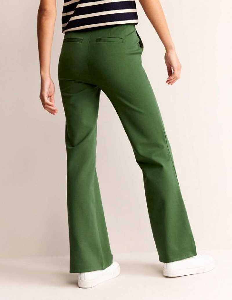 Green Women's Boden Brompton Jersey Pants | 91436KRTF