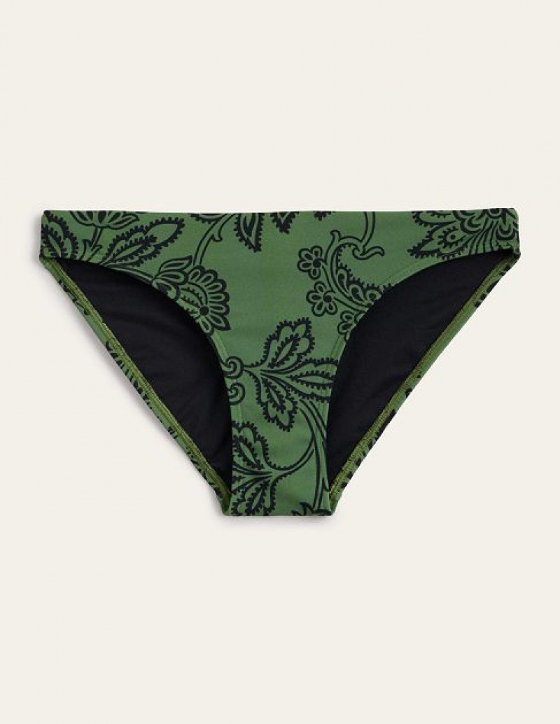 Green Women's Boden Classic Bikini Bottoms | 28759SIGK