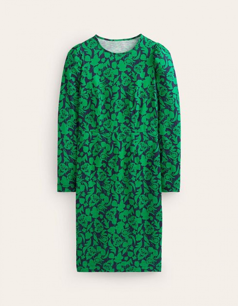 Green Women's Boden Penelope Jersey Dress | 48362ODXT