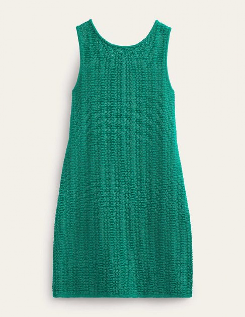 Green Women's Boden Scoop Back Mini Dress | 18239DJAZ