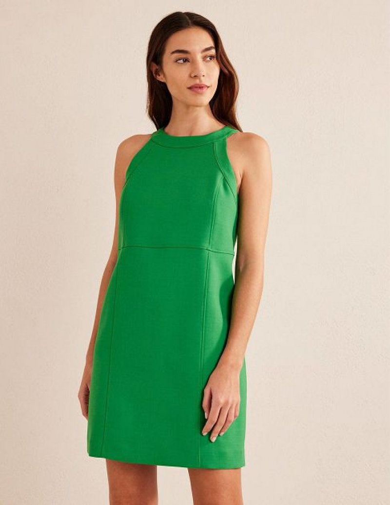 Green Women's Boden Sleeveless Mini Dress | 08795WNHM