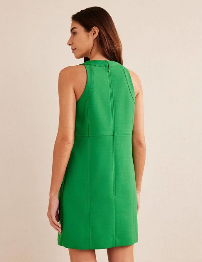 Green Women's Boden Sleeveless Mini Dress | 08795WNHM