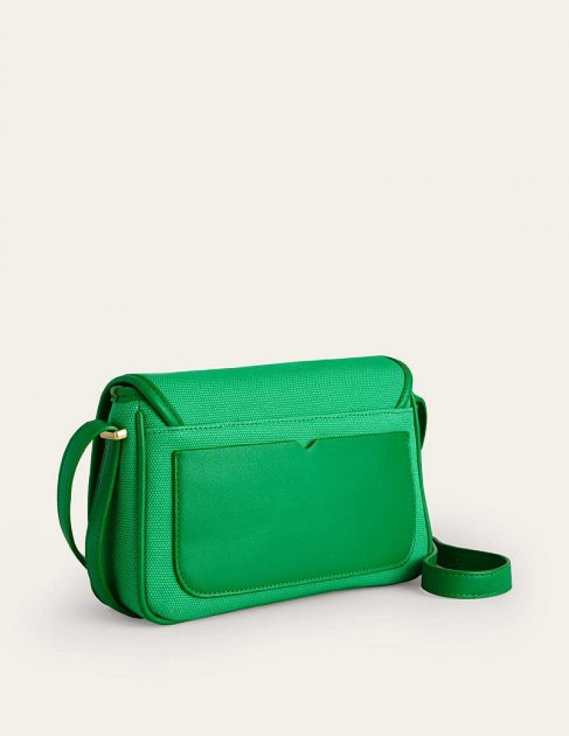 Green Women's Boden Structured Cross-body Bags | 95032TUIJ