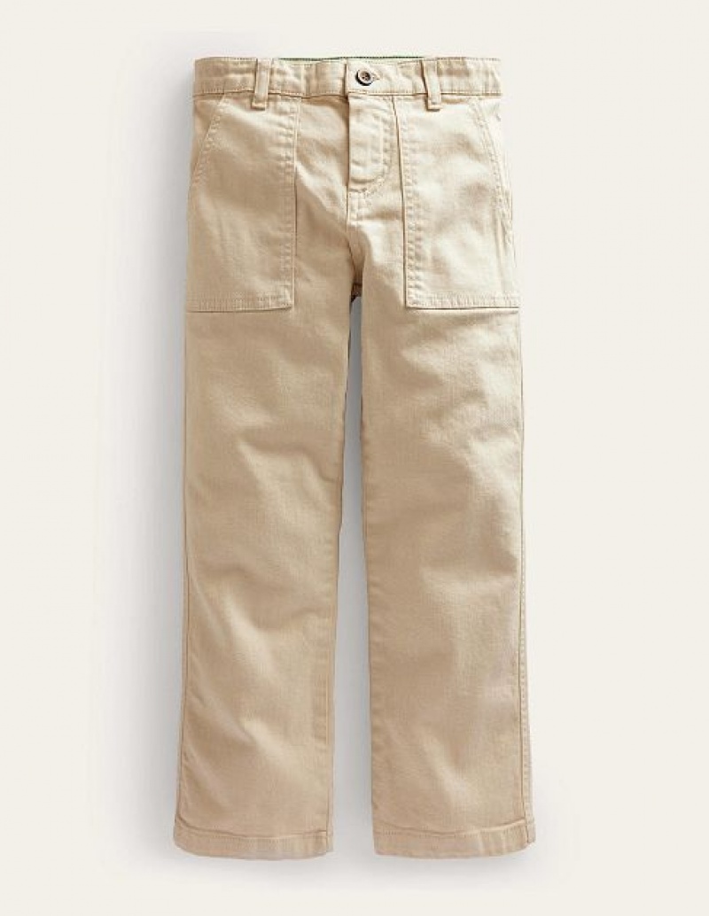 Grey Kids' Boden Relaxed Pocket Pants | 21637GPUR