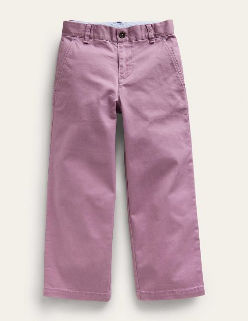 Grey Kids' Boden Straight Leg Chinos Pants | 36508WLBZ