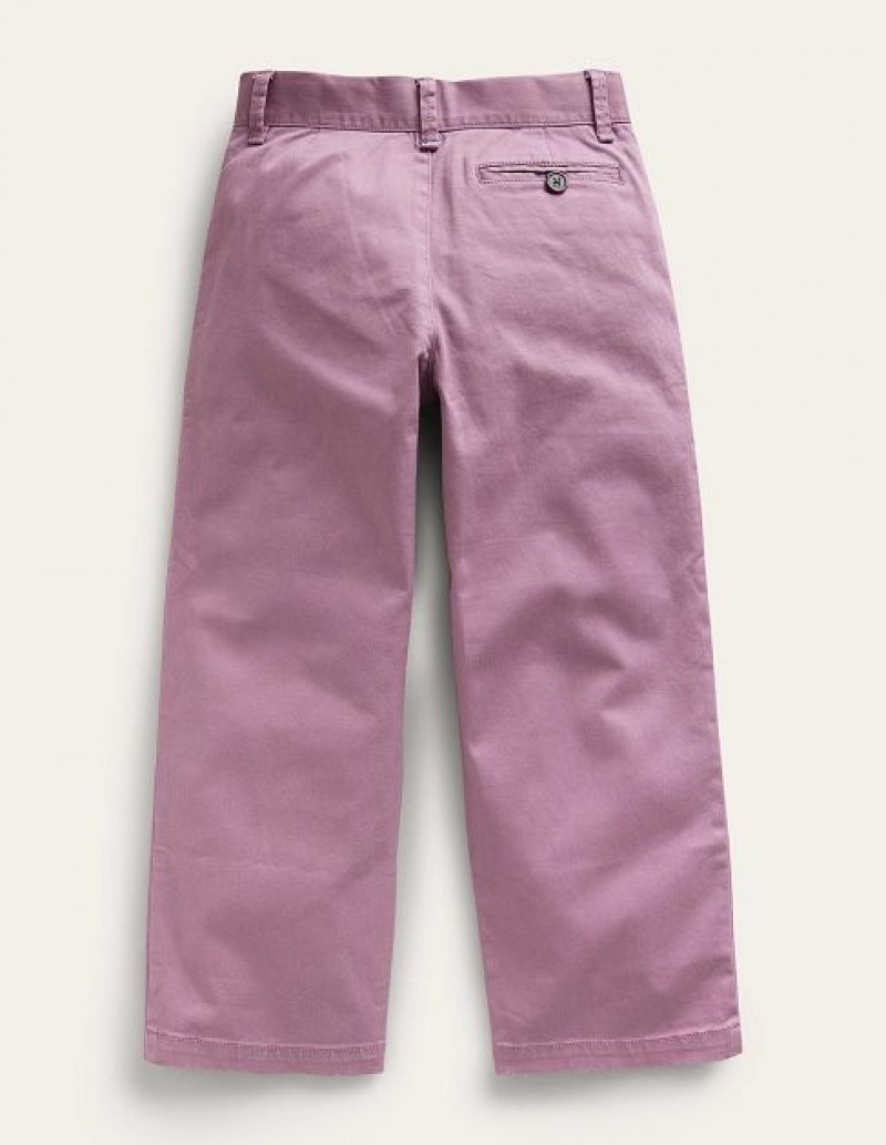 Grey Kids' Boden Straight Leg Chinos Pants | 36508WLBZ