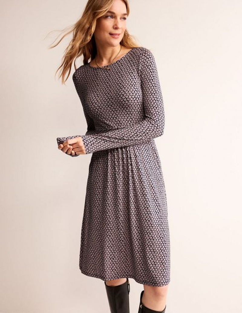 Grey Women's Boden Abigail Jersey Dress | 21065GXAZ