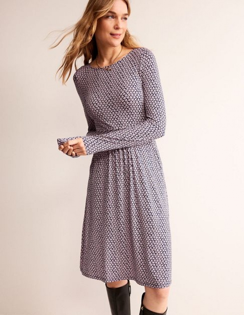 Grey Women's Boden Abigail Jersey Dress | 21065GXAZ