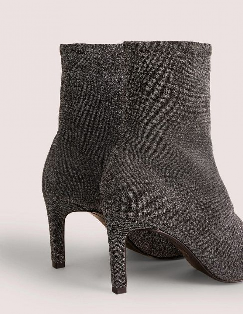 Grey Women's Boden Stretch Ankle Boots | 98531UWPN