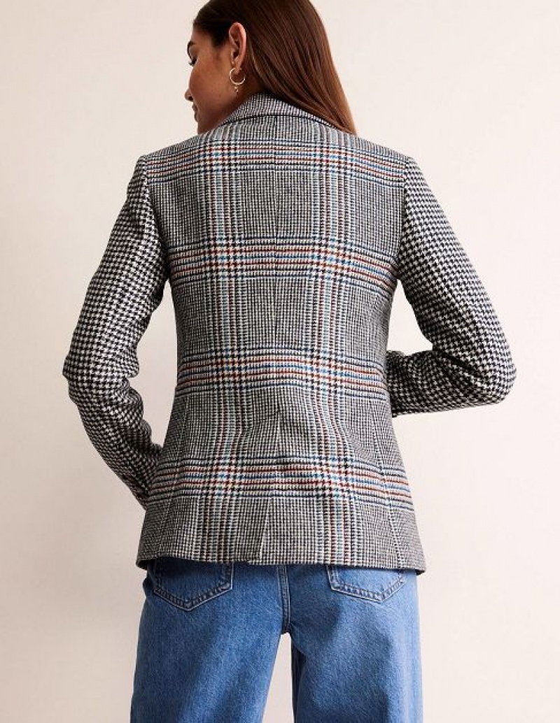 Grey Women's Boden The Marylebone Tweed Blazers | 51279JXHC