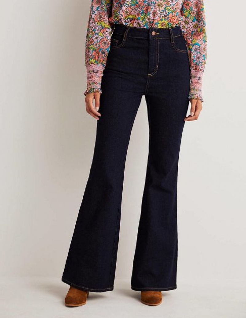 Indigo Women's Boden High Waist Smart Flare Jeans | 32167MTWK