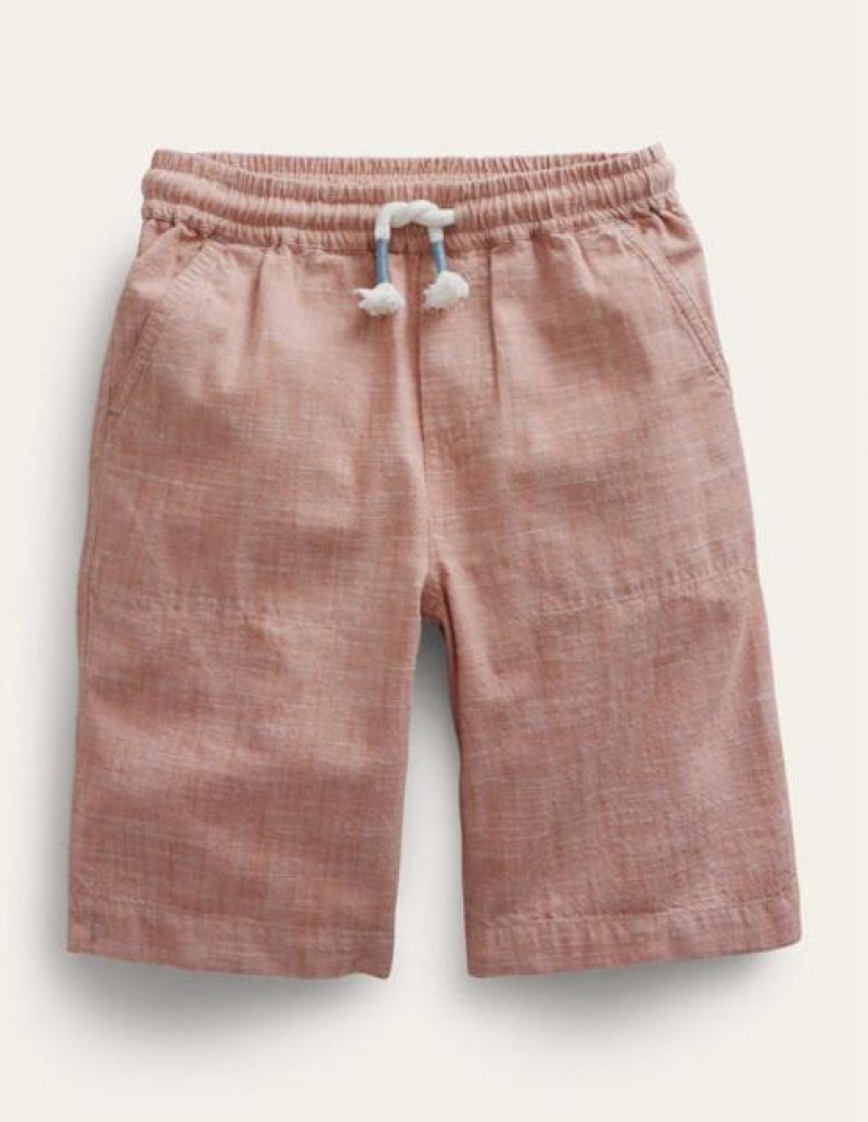 Khaki Kids' Boden Cotton Baggies Shorts | 82063DFCH