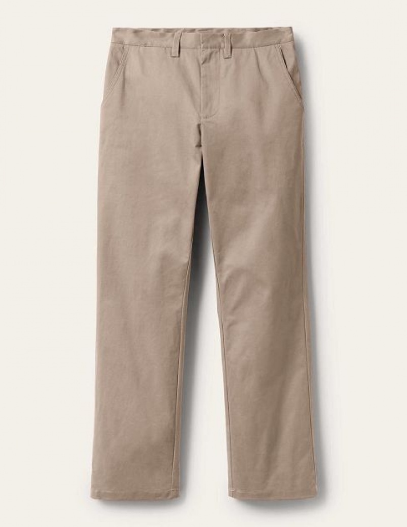 Khaki Men's Boden Original Straight Leg Chinos Pants | 96570YAJX