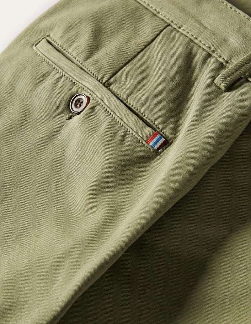 Khaki Men's Boden Slim Leg Chinos Pants | 84307SMHK