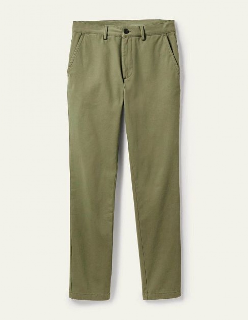 Khaki Men's Boden Slim Leg Chinos Pants | 84307SMHK