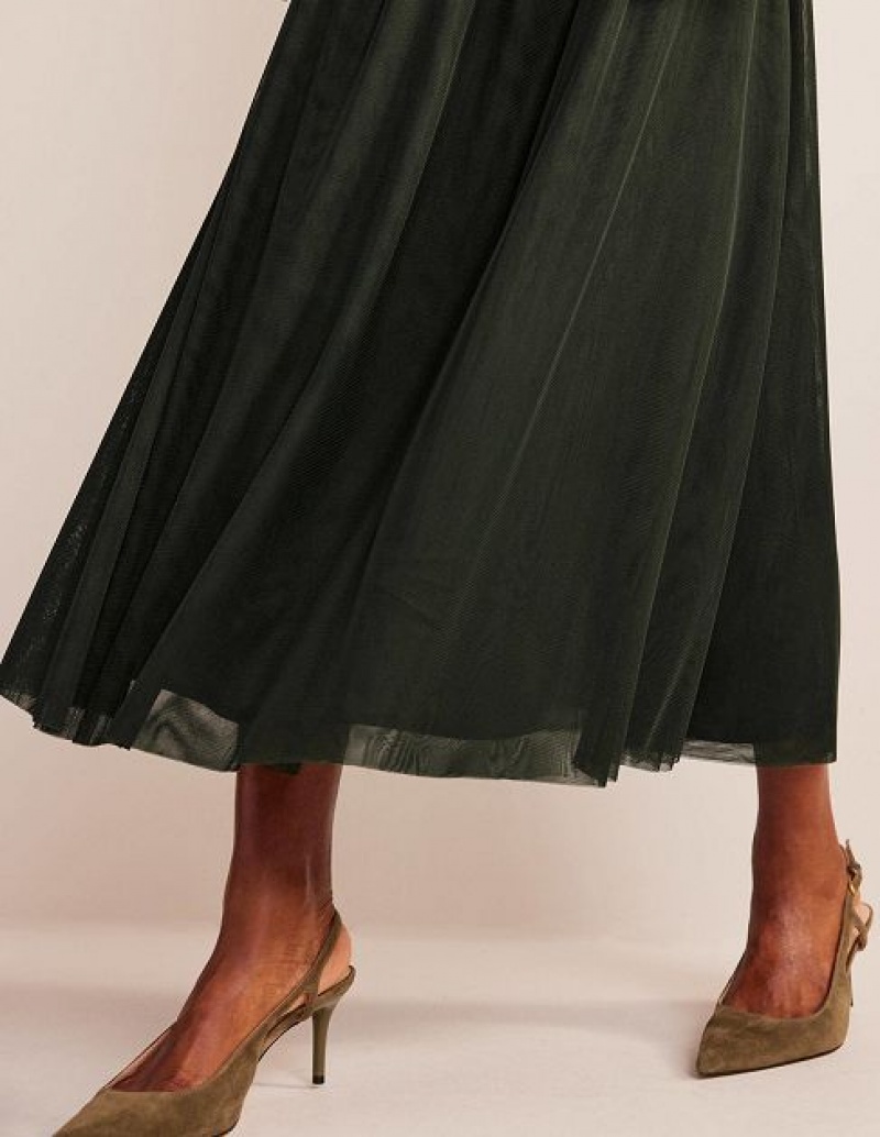 Khaki Women's Boden Tulle Full Skirts | 42851MXSV