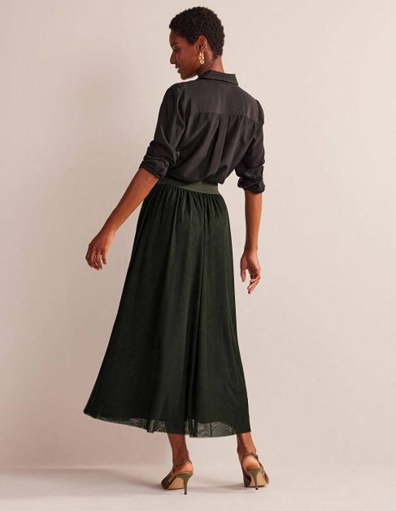 Khaki Women's Boden Tulle Full Skirts | 42851MXSV