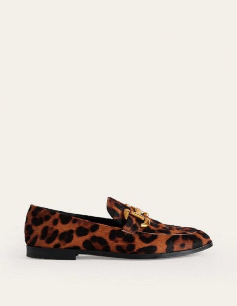 Leopard Women's Boden Iris Snaffle Loafers | 93158FSPH