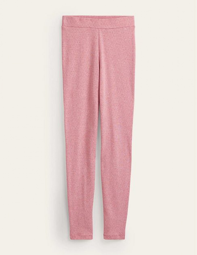 Light Pink Women's Boden Jersey Leggings Pajamas | 91532WYEL