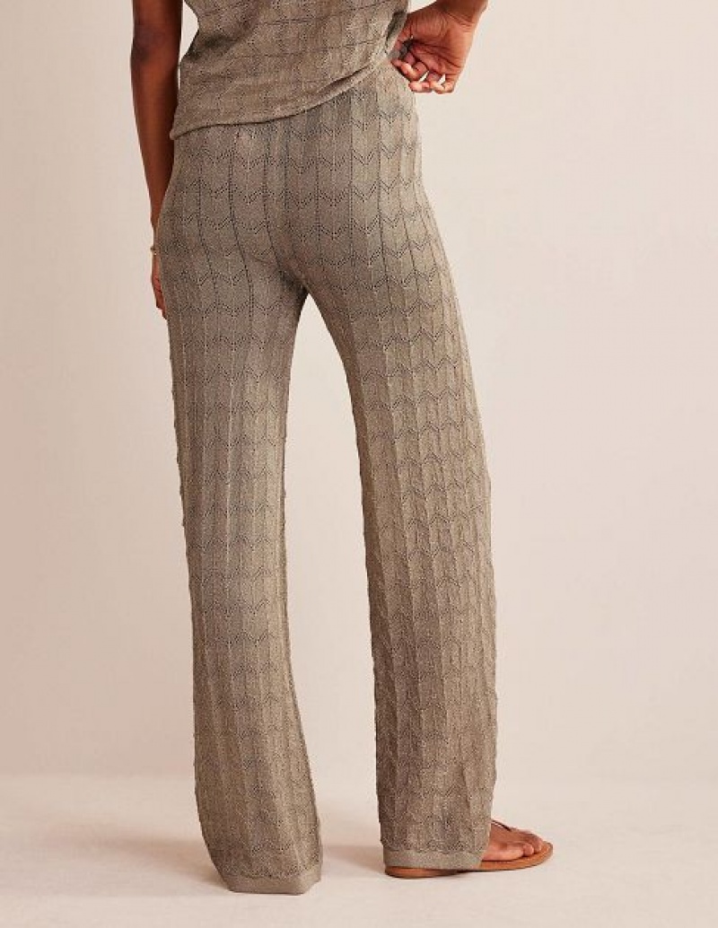 Metal Grey Women's Boden Beach Pants | 95803AXDU