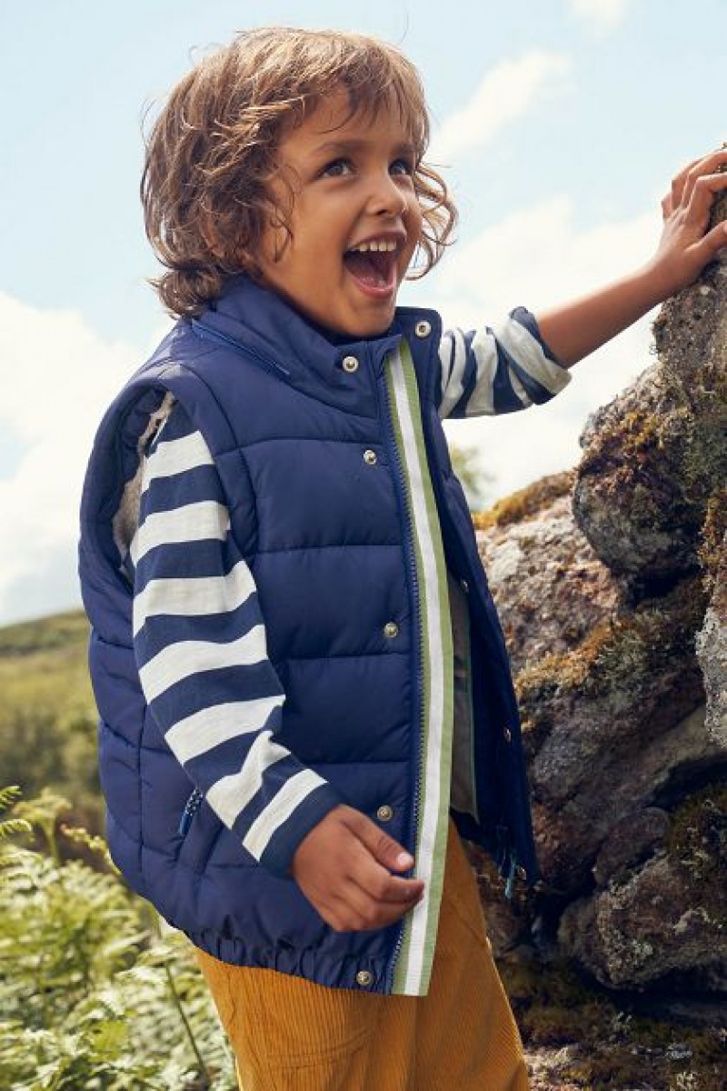 Navy Kids' Boden 2-in-1 Padded Coats | 72468LRKX