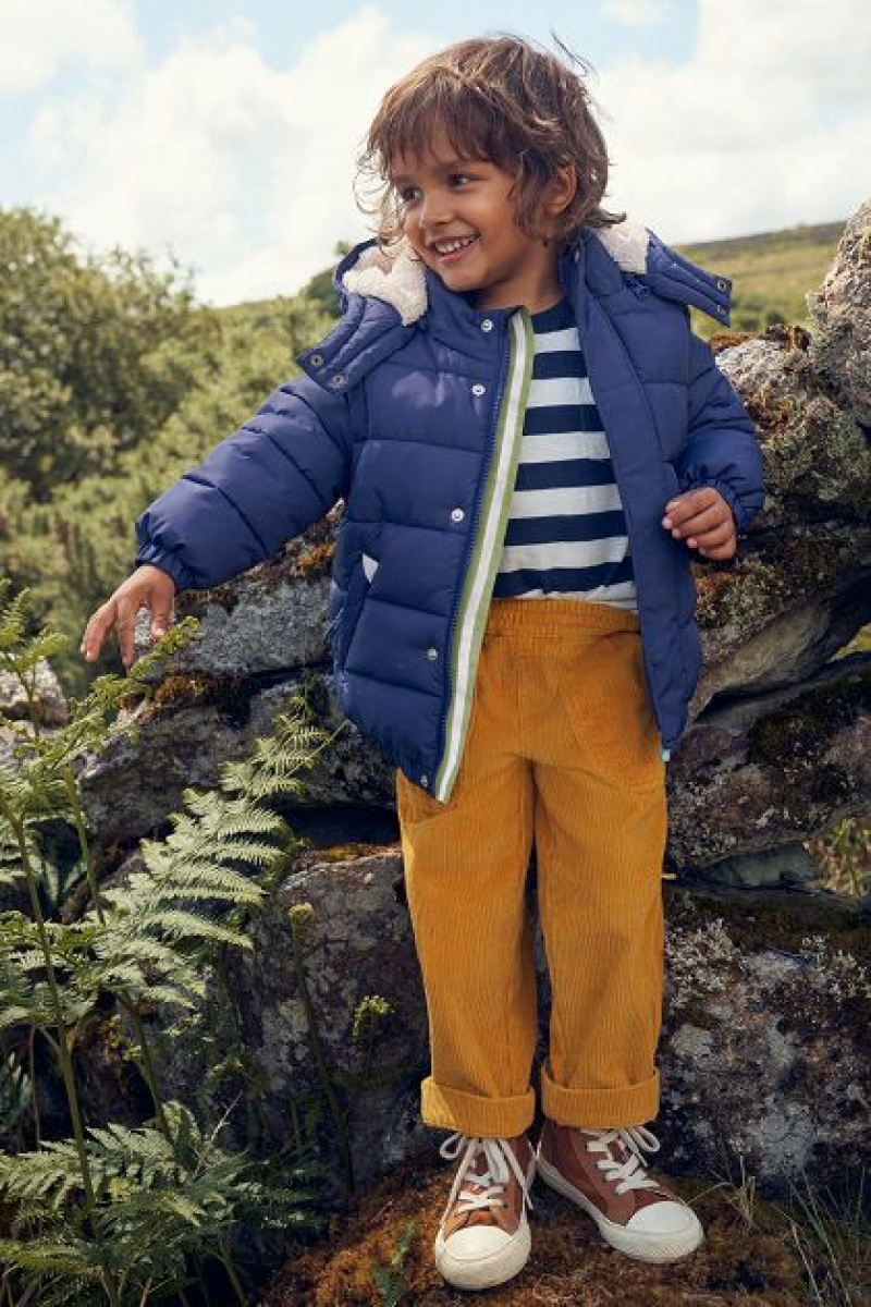 Navy Kids\' Boden 2-in-1 Padded Coats | 72468LRKX