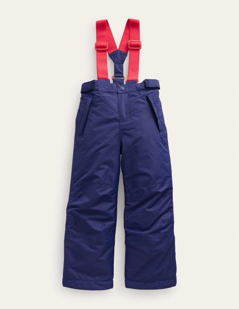 Navy Kids' Boden All-weather Waterproof Pants | 67380PXDK