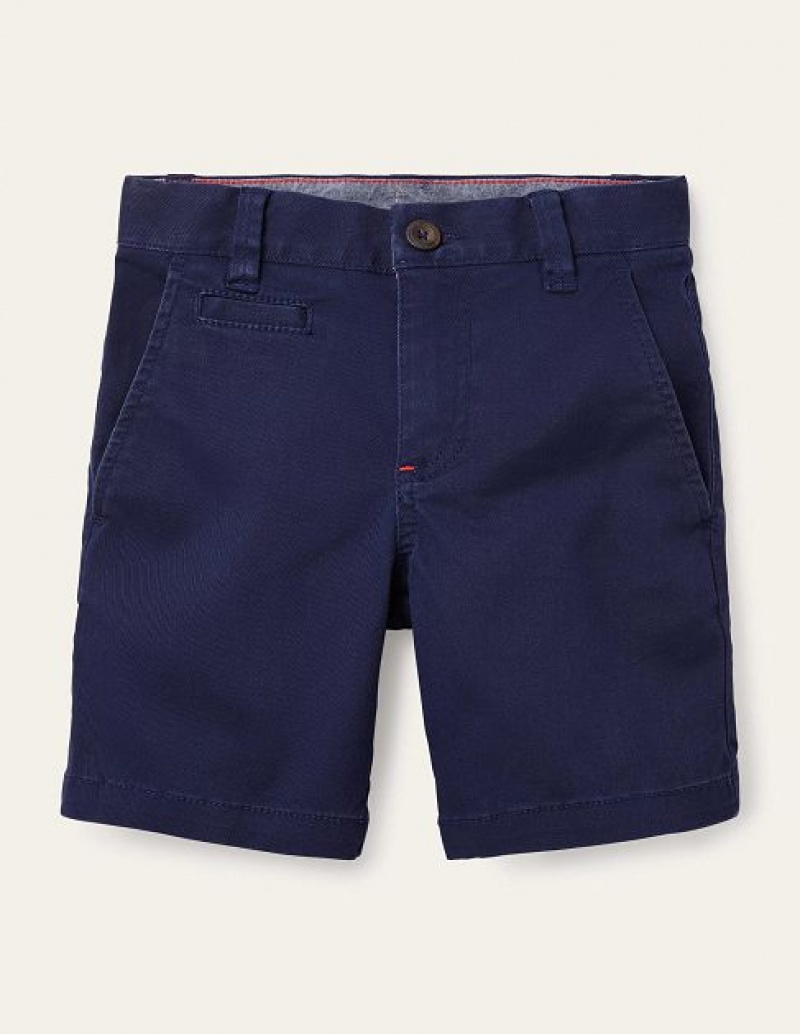 Navy Kids\' Boden Chino Shorts | 12974FJAM