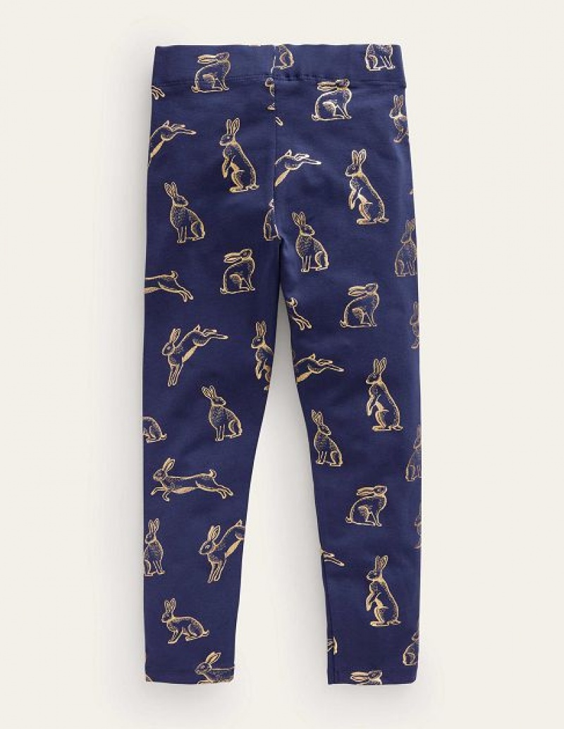 Navy Kids' Boden Fun Leggings | 26908SJEX