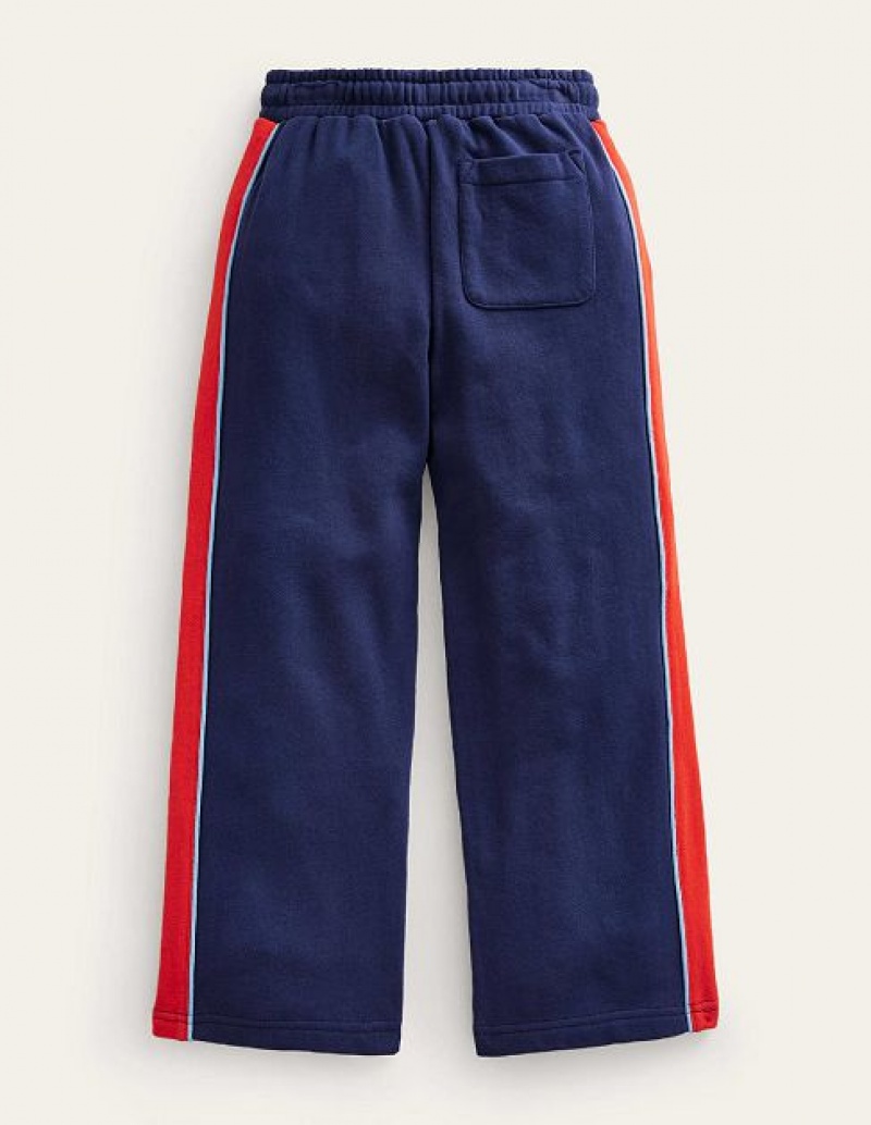 Navy Kids' Boden Straight Leg Joggers | 58341SNZV